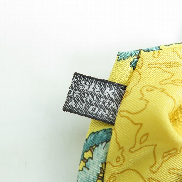 実際に弊社で買取させて頂いたHUNTING WORLD/ハンティングワールド エレファント総柄  シルクネクタイ の画像 5枚目