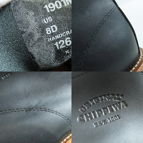 実際に弊社で買取させて頂いた【未使用】CHIPPEWA/チペワ 6INCH ODESSA SERVICE BOOT/6インチ オデッサ サービス ブーツ 1901M24/26cmの画像 6枚目