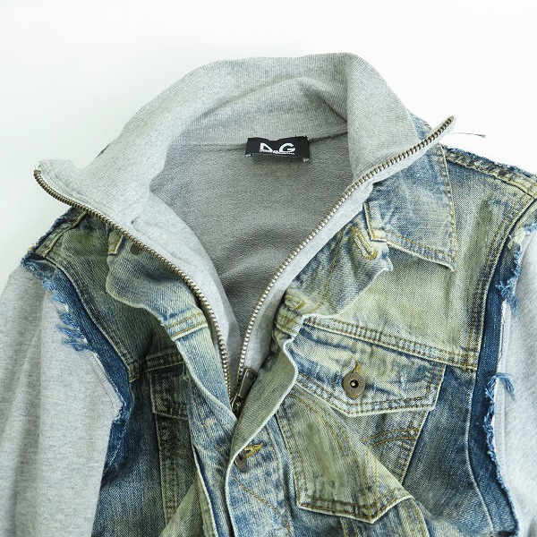 実際に弊社で買取させて頂いたD&G/ディーアンドジー DOLCE&GABBANA/ドルチェ&ガッバーナ デニムジャケット切替ブルゾン RB0534/Lの画像 2枚目