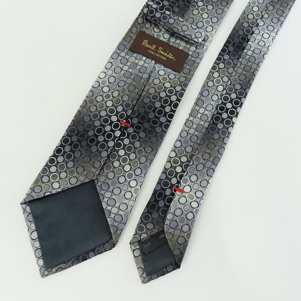 実際に弊社で買取させて頂いたPaul Smith/ポールスミス シルク100% ドット柄 グラーデーションカラー ネクタイの画像 2枚目