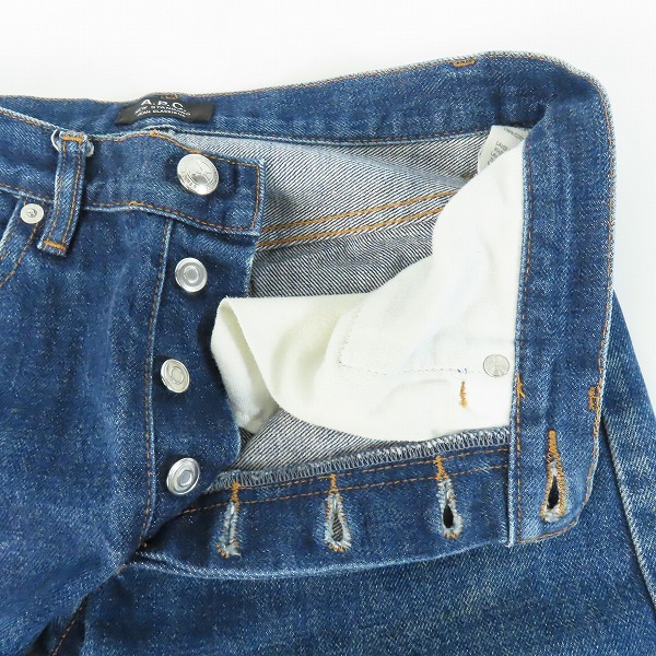 実際に弊社で買取させて頂いたA.P.C/アーペーセー NEW STANDARD DENIM/ニュースタンダード デニム ジーンズ/27の画像 4枚目