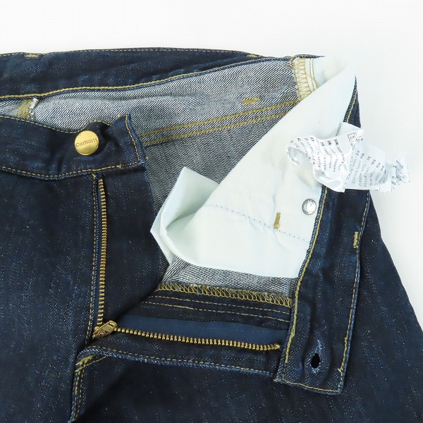 実際に弊社で買取させて頂いたCarhartt/カーハート Ziggy Pant デニムパンツ W32L32の画像 4枚目