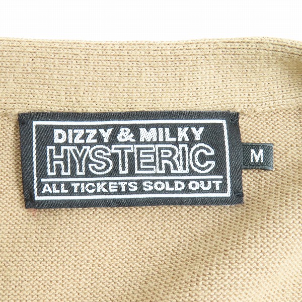 実際に弊社で買取させて頂いたHYSTERIC GLAMOUR/ヒステリックグラマー 21AW Studs Cardigan スタッズ カーディガン 02213ND01/Mの画像 2枚目