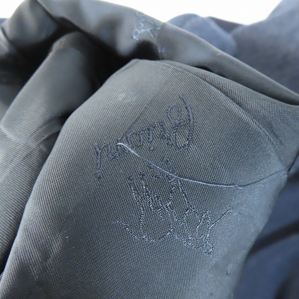 実際に弊社で買取させて頂いたBrioni/ブリオーニ ウール ロング チェスターコート/44の画像 8枚目