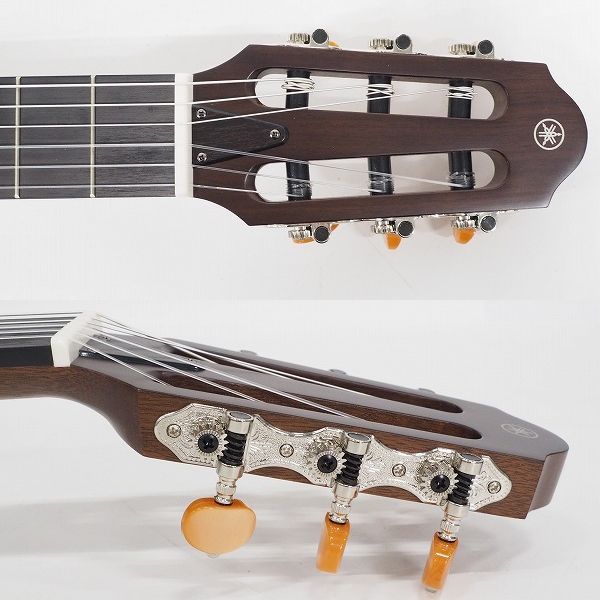 実際に弊社で買取させて頂いた★【美品】YAMAHA/ヤマハ SLG200N NT サイレントギター/ナイロン弦 ACアダプター・専用ギグケース付の画像 2枚目