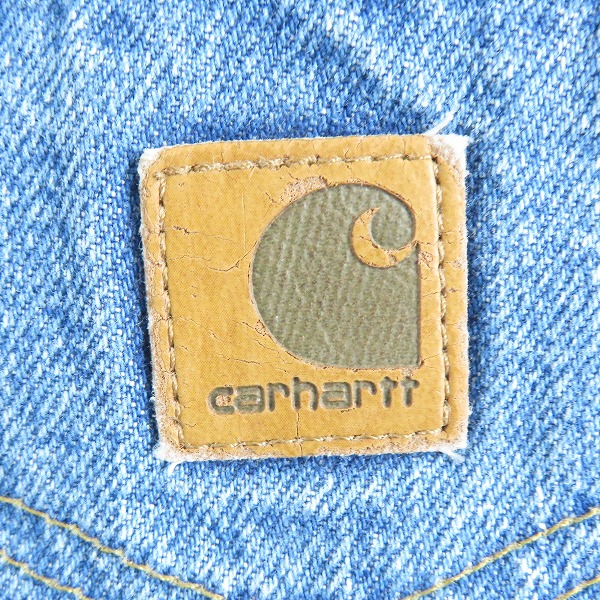 実際に弊社で買取させて頂いたCarhartt/カーハート Relaxed Fit デニムパンツ B160/44×32の画像 4枚目