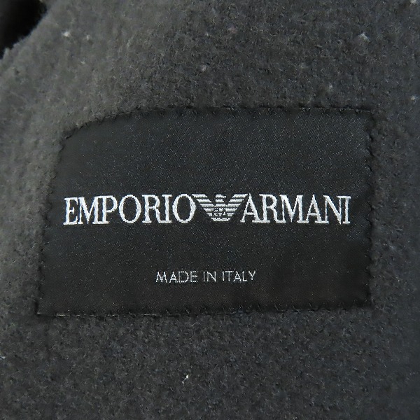実際に弊社で買取させて頂いたEMPORIO ARMANI/エンポリオアルマーニ 羊毛 ウールコート/50の画像 2枚目
