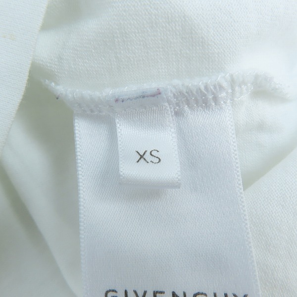 実際に弊社で買取させて頂いたGIVENCHY/ジバンシィ リバースロゴ  スリム  Tシャツ BM71653Y6B/XS の画像 3枚目