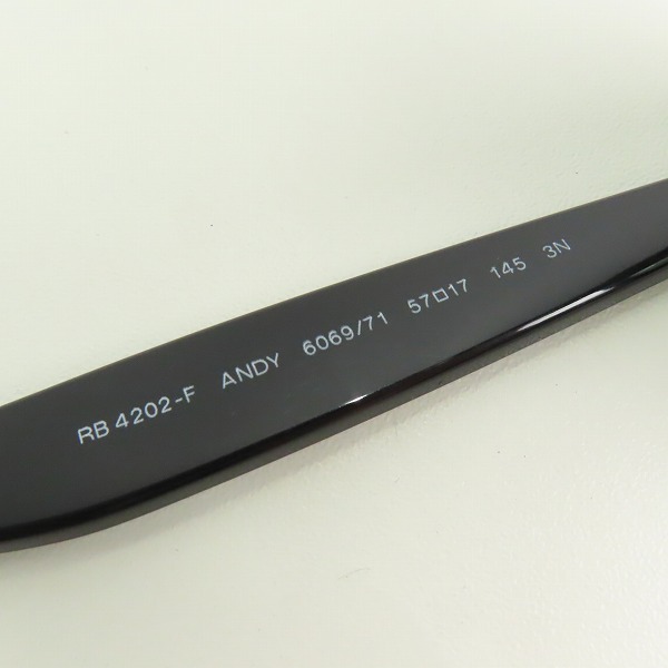 実際に弊社で買取させて頂いたRay-Ban/レイバン ANDY サングラス/アイウェア RB4202-Fの画像 7枚目
