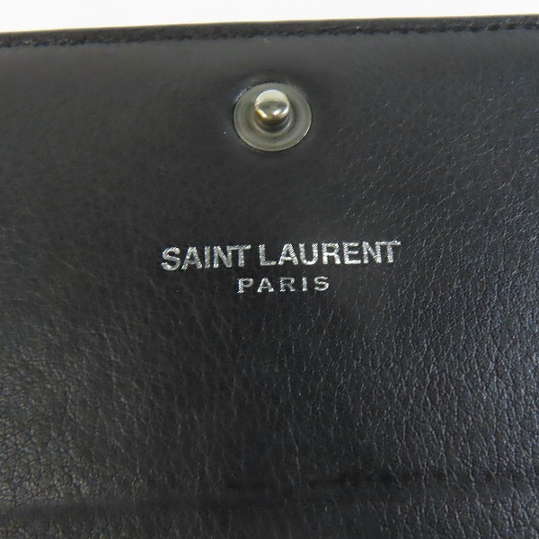 実際に弊社で買取させて頂いたSAINT LAURENT PARIS/サンローランパリ ラージフラップウォレット YSL 414567 の画像 4枚目