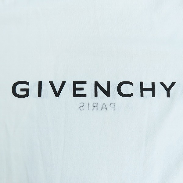 実際に弊社で買取させて頂いたGIVENCHY/ジバンシィ リバースロゴ  スリム  Tシャツ BM71653Y6B/XS の画像 6枚目