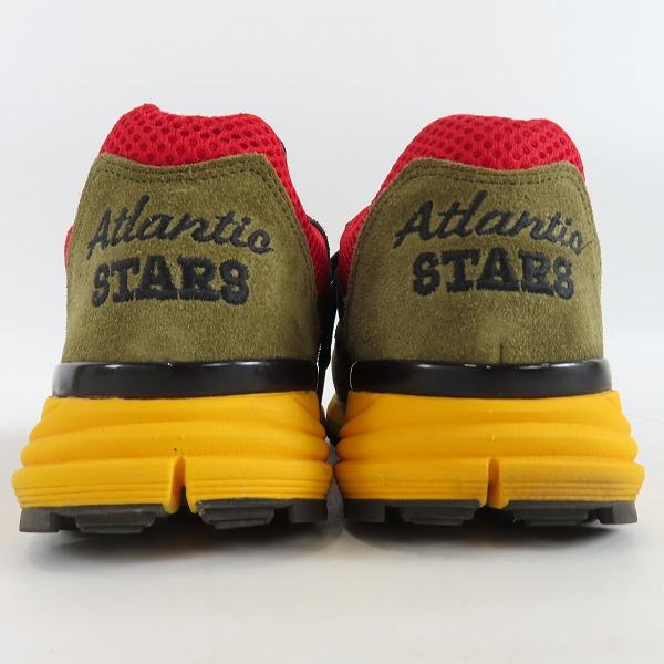 実際に弊社で買取させて頂いたATLANTIC STARS/アトランティックスターズ カーキ/レッド スニーカー/41の画像 1枚目