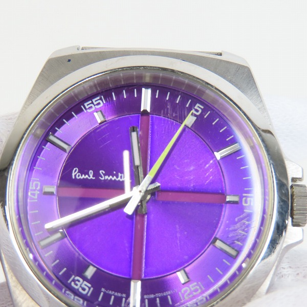 実際に弊社で買取させて頂いたPaul Smith/ポールスミス メタルバンド クオーツ 6038-H24741【動作未確認】の画像 7枚目