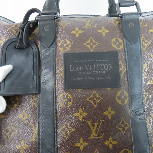 実際に弊社で買取させて頂いた【難あり】LOUIS VUITTON/ルイヴィトン モノグラム ウォータープルーフ キーポル･バンドリエール55 ボストンバッグ M41411の画像 4枚目