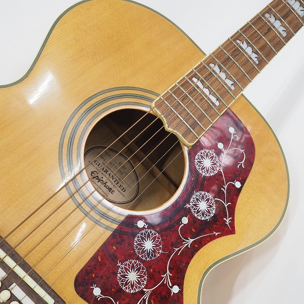 実際に弊社で買取させて頂いた★【難有り】Epiphone/エピフォン EJ 200 アコースティックギター/アコギ エレアコ仕様の画像 5枚目