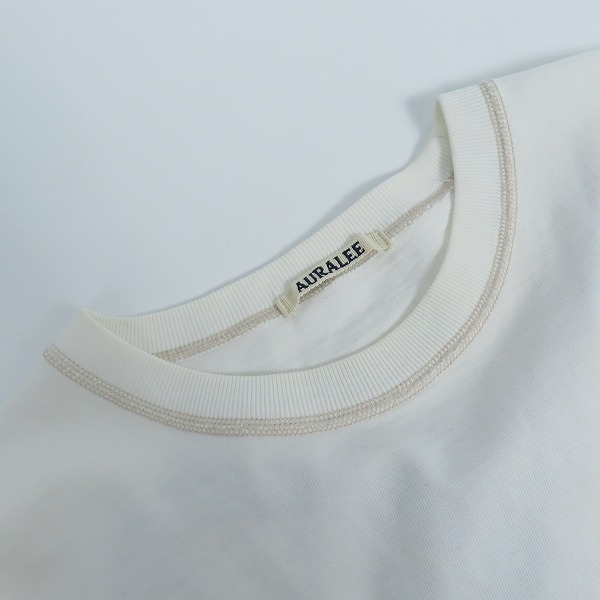 実際に弊社で買取させて頂いたAURALEE/オーラリー 22SS ハイゲージ オーガニックコットン ジャージー ビッグTシャツ A22ST01PS/4の画像 5枚目