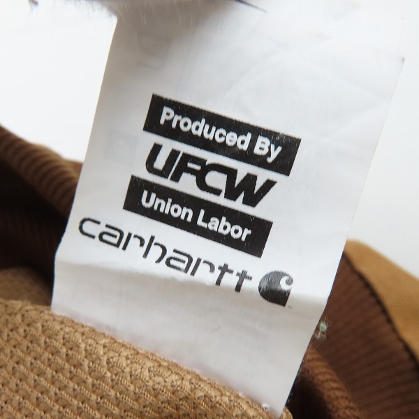 実際に弊社で買取させて頂いたCarhartt/カーハート Active Jacket Thermal Lined アクティブジャケット J131-BRN/Sの画像 5枚目