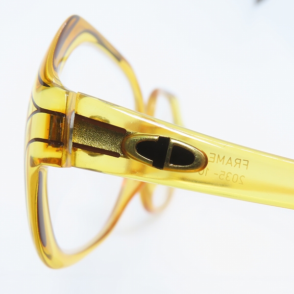 実際に弊社で買取させて頂いたChristian Dior/クリスチャンディオール 度入り眼鏡/メガネフレーム 2035-10 の画像 8枚目