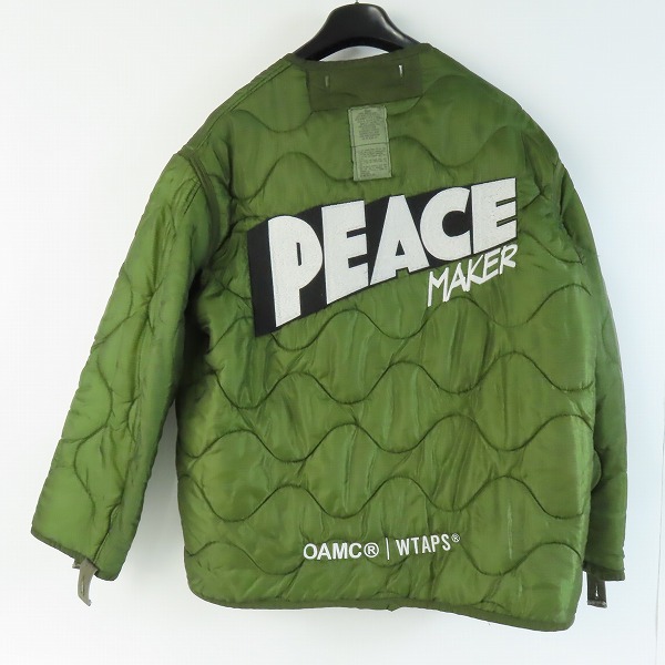 実際に弊社で買取させて頂いたOAMC/オーエーエムシー×WTAPS/ダブルタップス PEACEMAKER JACKET ピースメーカー ジャケット 22A28OAY18/Mの画像 1枚目