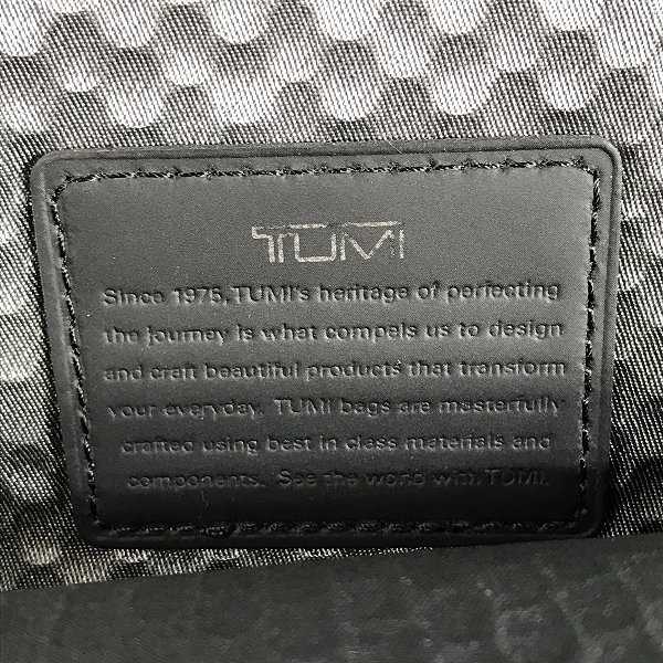 実際に弊社で買取させて頂いたTUMI/トゥミ ALPHA BRAVO デイヴィス バックパック リュックサック 232682Dの画像 5枚目