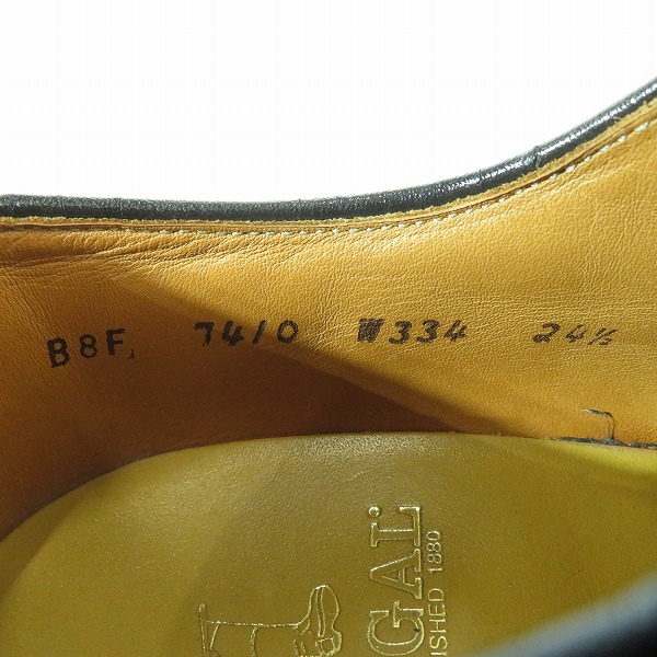 実際に弊社で買取させて頂いたREGAL/リーガル プレーントゥ スエードシューズ W334/24.5の画像 5枚目