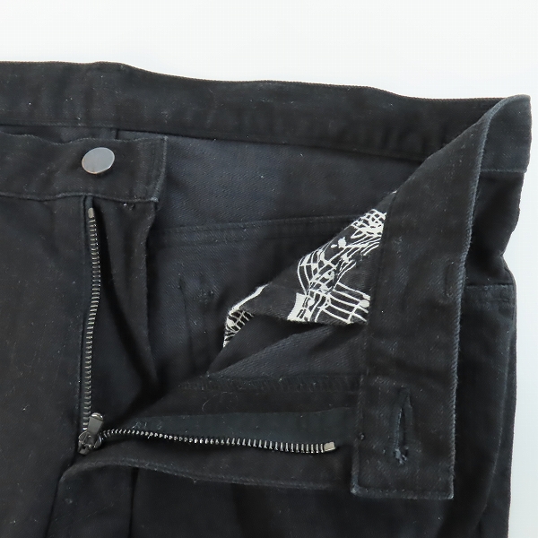 実際に弊社で買取させて頂いたn(n) by NUMBER (N)INE/エヌエヌバイナンバーナイン オルテガ刺繍 ブラックデニム F07-NNP009/5の画像 3枚目