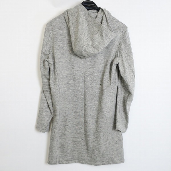 実際に弊社で買取させて頂いたISAMU KATAYAMA BACKLASH/バックラッシュ リネン/コットン ロング パーカー 1821-02/Sの画像 1枚目