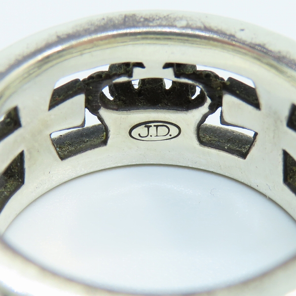 実際に弊社で買取させて頂いた【ギャラ付】Justin Davis/ジャスティンデイビス MEDIEBAL WEDDING BAND/メディバルウェディング バンドリング SRJ175/25号の画像 3枚目