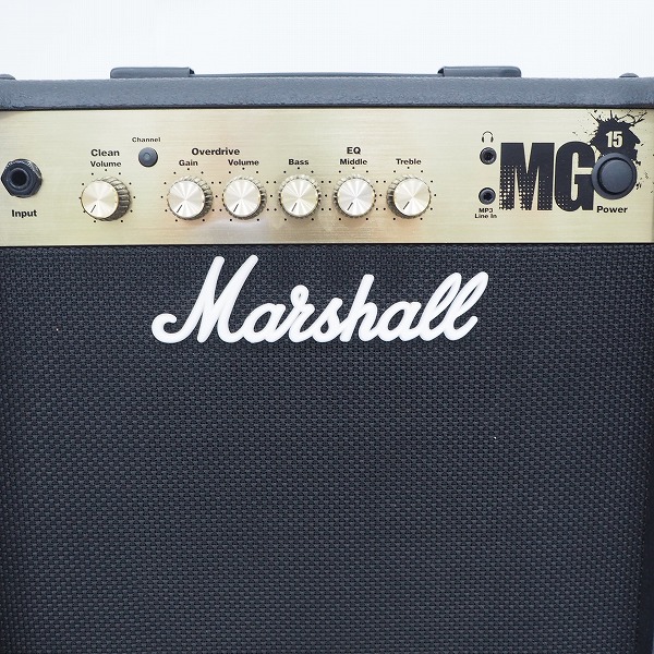 実際に弊社で買取させて頂いた★Marshall/マーシャル MG15 ギターアンプ コンボアンプ 【動作確認済】の画像 2枚目