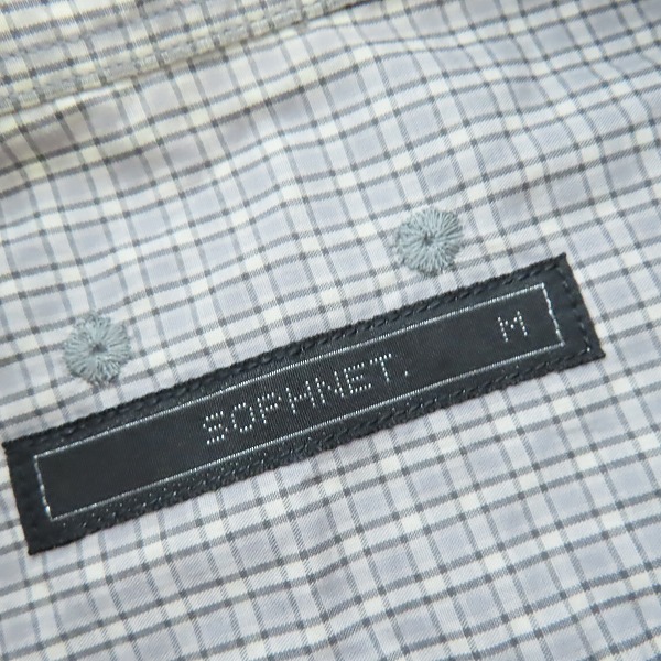 実際に弊社で買取させて頂いたSOPHNET./ソフネット 23SS SCORPION CHECK BIG B.D SHIRT/スコーピオンチェックビッグボタンダウンシャツ SOPH-230038/Mの画像 2枚目