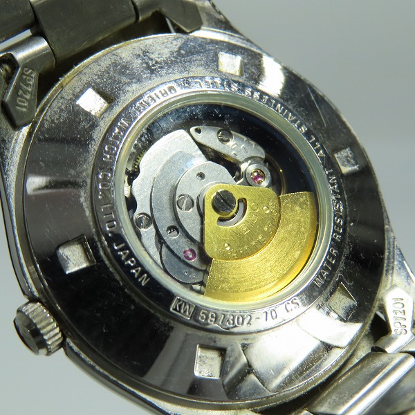 実際に弊社で買取させて頂いたORIENT/オリエント オリエントスター 裏スケ 自動巻き 腕時計 597302-70の画像 4枚目