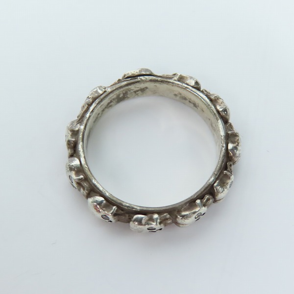 実際に弊社で買取させて頂いたLoree Rodkin/ローリーロドキン スカルバンド リング 21号の画像 3枚目