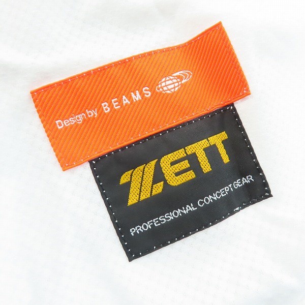 実際に弊社で買取させて頂いたZETT×BEAMS/ゼット×ビームス NPBマーク 東京ヤクルトスワローズ ホーム ユニフォーム #19 石川雅規/Oの画像 2枚目