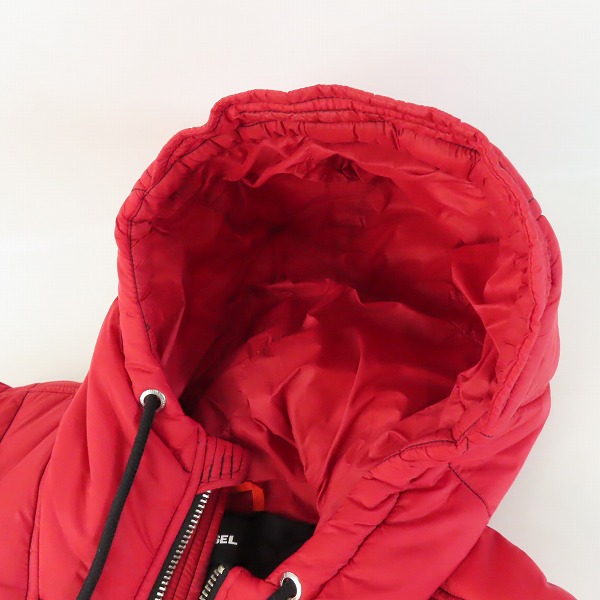 実際に弊社で買取させて頂いたDIESEL/ディーゼル ジップアップ ダウンジャケット/Lの画像 6枚目