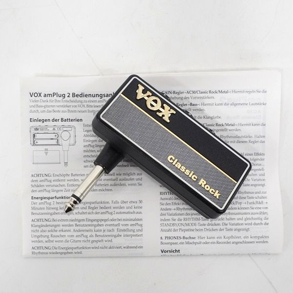 実際に弊社で買取させて頂いたVOX/ヴォックス amPlug2 AP2-CR Classic Rock ヘッドホン ギターアンプ【動作確認済】