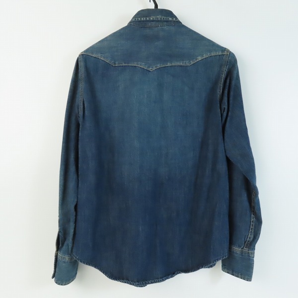 実際に弊社で買取させて頂いたDENIME/ドゥニーム classic wear/ウエスタンデニムシャツ/Mの画像 1枚目