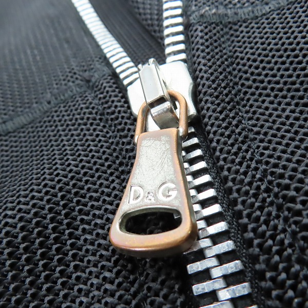 実際に弊社で買取させて頂いたD&G/ディーアンドジー DOLCE&GABBANA/ドルチェ&ガッバーナ メッシュ ベロア切り替え ブルゾン/Mの画像 5枚目