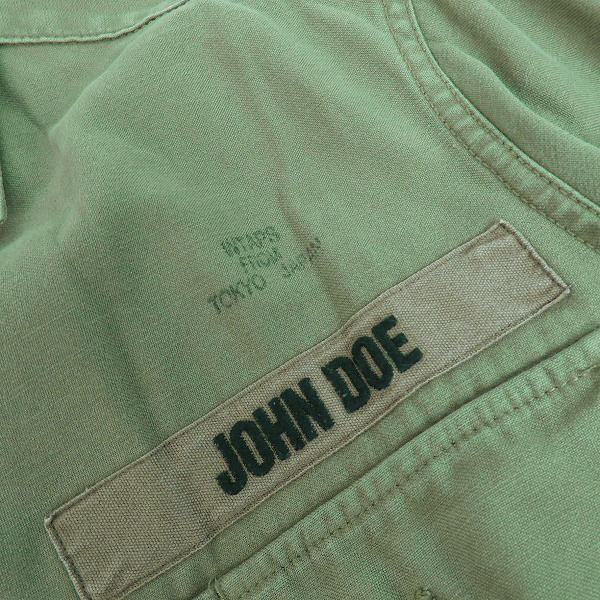 実際に弊社で買取させて頂いたWTAPS/ダブルタップス BUDS L/S/SHIRT COTTON SATIN/ミリタリーシャツ 112LTDT-SHM02/1の画像 6枚目