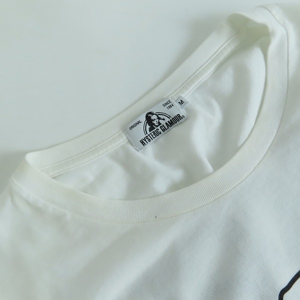 実際に弊社で買取させて頂いたHYSTERIC GLAMOUR/ヒステリックグラマー ROCK ME BABY ガール プリント Tシャツ 0262CT15/Mの画像 5枚目