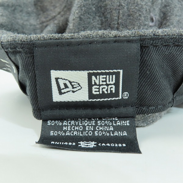 実際に弊社で買取させて頂いたMARC JACOBS×NEW ERA/マークジェイコブス×ニューエラ ウール キャップ/7-3/8の画像 5枚目