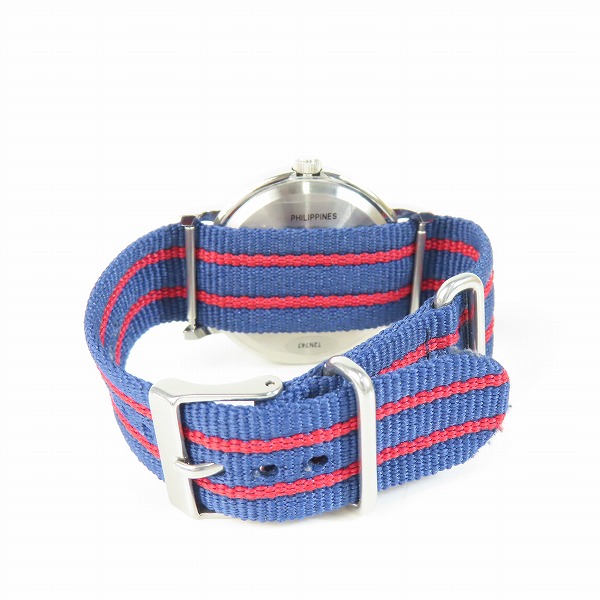 実際に弊社で買取させて頂いたTIMEX/タイメックス CR2016 CELL クォーツ腕時計 NATOベルト2本付きの画像 2枚目