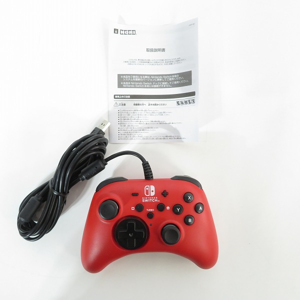 実際に弊社で買取させて頂いたHORI/ホリ ホリパッド for Nintendo Switch 有線 ニンテンドースイッチ コントローラー NSW-001/NSW-156 2点セットの画像 5枚目