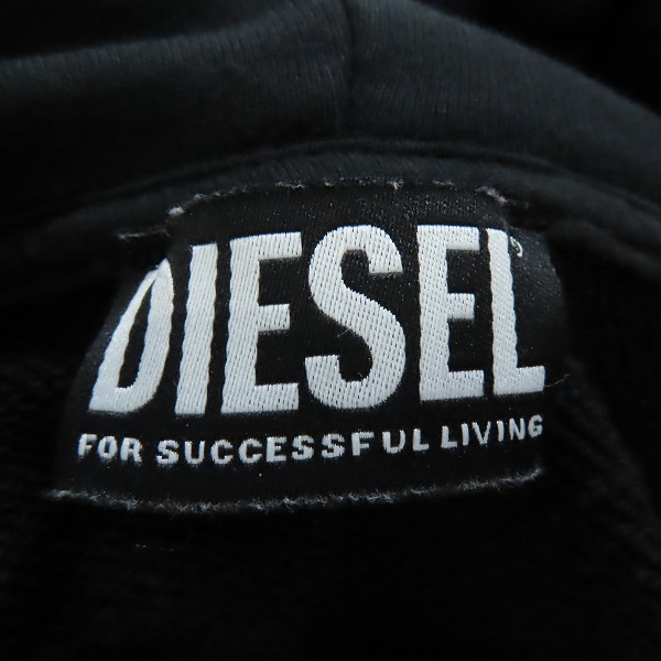 実際に弊社で買取させて頂いたDIESEL/ディーゼル フードロゴ ジップアップパーカー Lの画像 2枚目