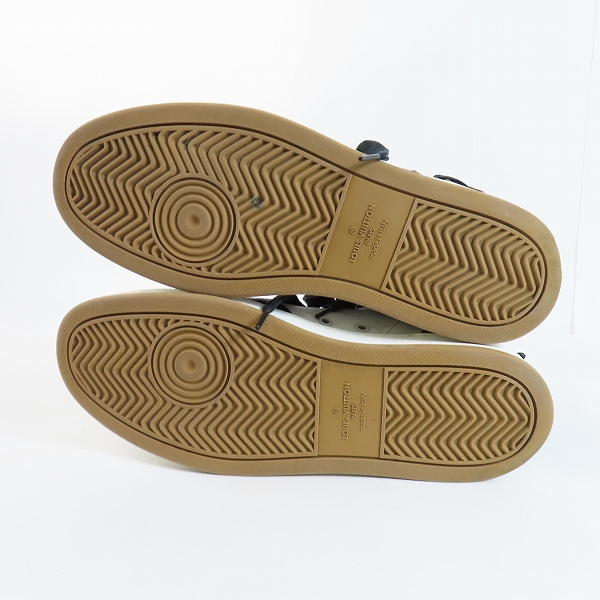 実際に弊社で買取させて頂いたLOUIS VUITTON/ルイヴィトン モノグラム 切替 リヴォリ・ライン ハイカット スニーカー 1A44VS/8の画像 2枚目