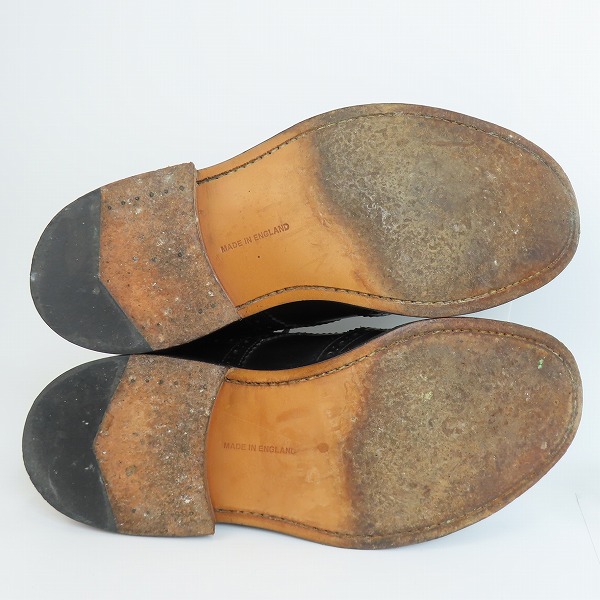 実際に弊社で買取させて頂いたTricker's/トリッカーズ STOW/ストウ ウイングチップ カントリーブーツ 5634 8.5の画像 2枚目