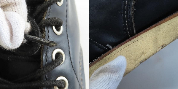 実際に弊社で買取させて頂いたRED WING/レッドウイング レースアップシューズ 羽タグ 9294/8の画像 9枚目