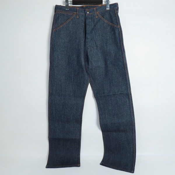 実際に弊社で買取させて頂いた【未使用】Wrangler/ラングラー E1002-00 lot.11MW/3104 ビンテージ復刻 13-3/4oz デニムパンツ W32L34