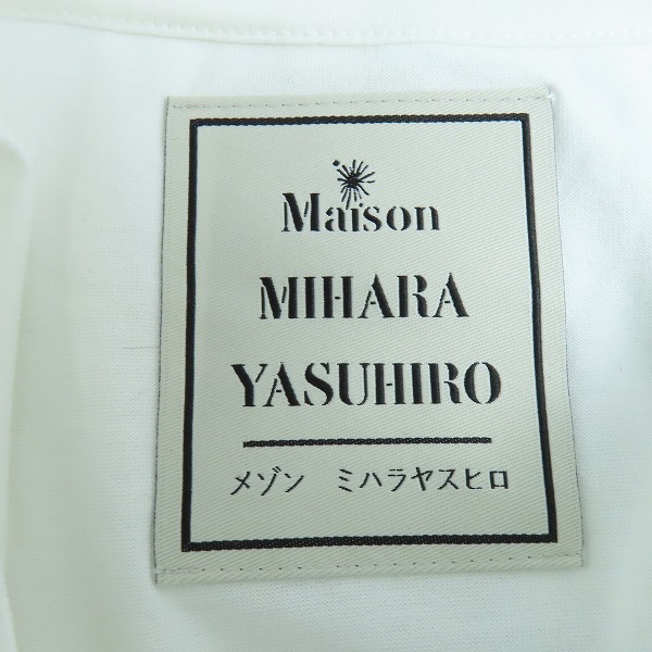 実際に弊社で買取させて頂いた【未使用】MAISON MIHARA YASUHIRO/メゾンミハラヤスヒロ Tシャツ ドッキングスカーフ A03TS784/48の画像 2枚目