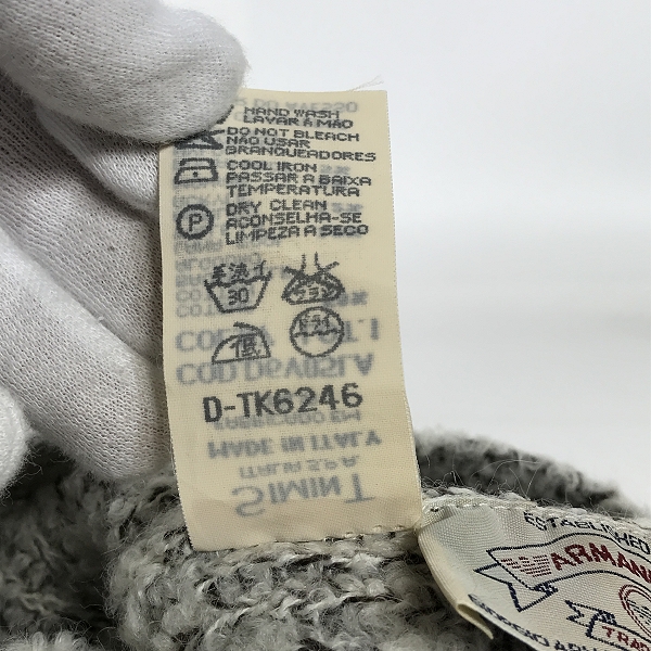 実際に弊社で買取させて頂いたARMANI JEANS/アルマーニジーンズ ニットキャップ/2の画像 7枚目