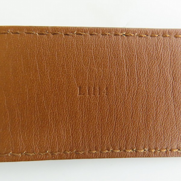 実際に弊社で買取させて頂いたberluti/ベルルッティ カリグラフィー レザーベルト 85 34の画像 6枚目